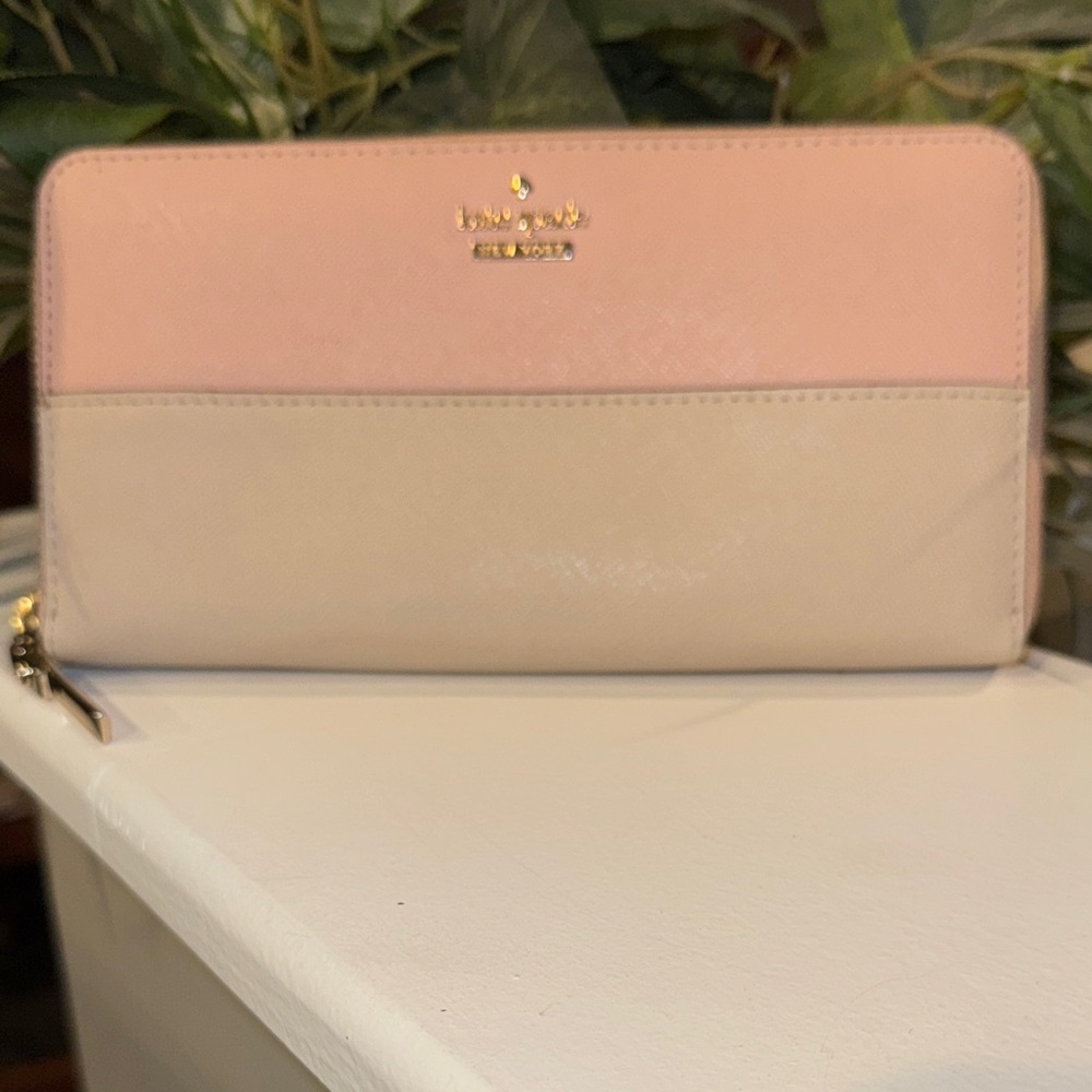 Kate Spade Blush and Beige Wallet